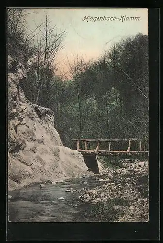 AK Hagenbach-Klamm, Brücke über den Fluss