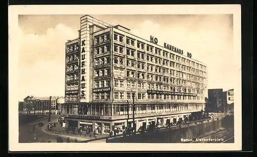 AK Berlin, HO Kaufhaus am Alexanderplatz