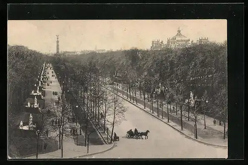 AK Berlin, Blick in die Siegesallee