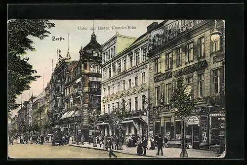 AK Berlin, Unter den Linden, Kranzler-Ecke