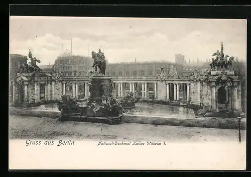 AK Berlin, National-Denkmal Kaiser Wilhelm I.