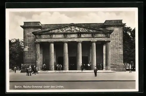 AK Berlin, Reichs-Ehrenmal Unter den Linden