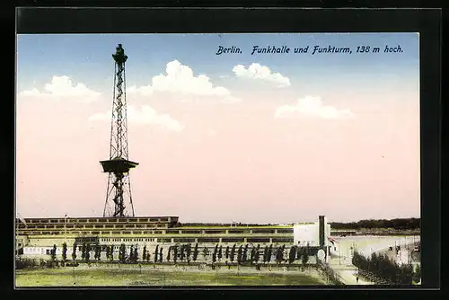 AK Berlin, Funkhalle und Funkturm