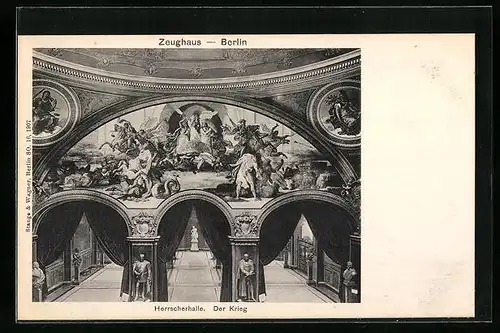 AK Berlin, Zeughaus, Herrscherhalle, Der Krieg