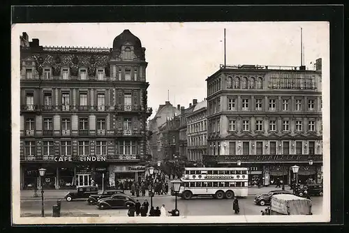 AK Berlin, Unter den Linden, Ecke Friedrichstrasse