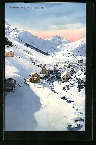 AK Andermatt, Winterpanorama