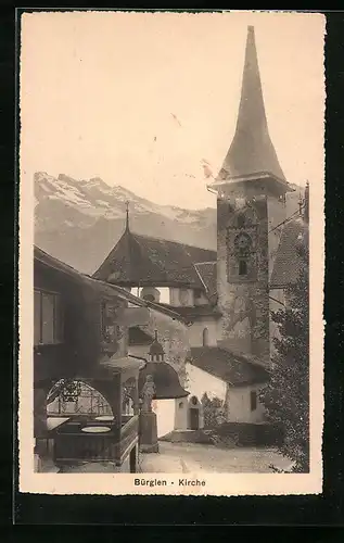 AK Bürglen, Blick zur Kirche