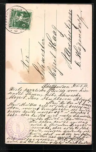 AK Schaffhausen, Teilansicht mir Unot