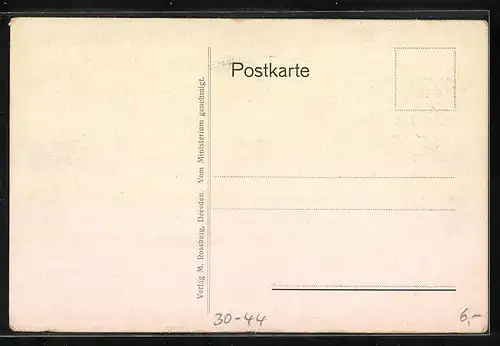 AK Fleischmarken des Königreichs Sachsen