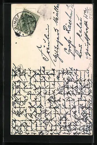 Künstler-AK Portrait Heerführer von Kluck in Uniform