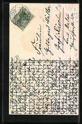 Künstler-AK Portrait Heerführer von Haeseler in Uniform mit Orden