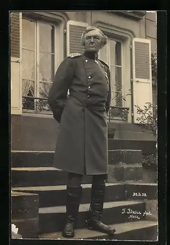 AK Heerführer Generalfeldmarschall von Häseler in Uniform