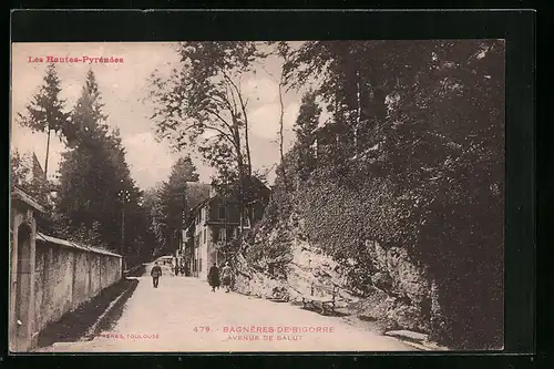 AK Bagnères-de-Bigorre, Avenue de Salut