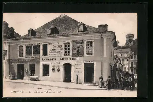 AK Lourdes, Le Fort vu de l`Ancienne Poste