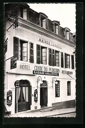 AK Lourdes, Hotel Croix-du-Perigord, 15, Rue Basse