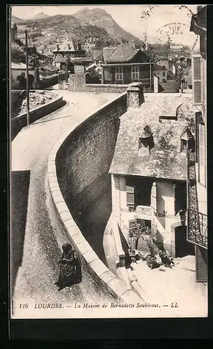 AK Lourdes, La Maison de Bernadette Soubirous