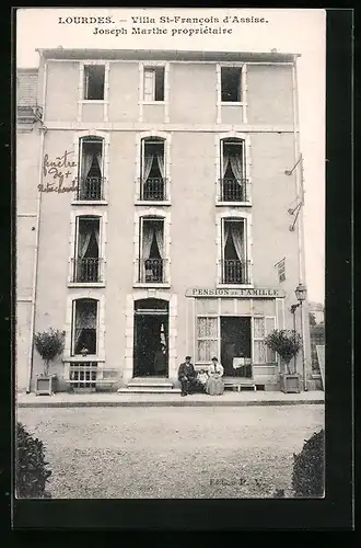 AK Lourdes, Villa St-Francois d`Assise