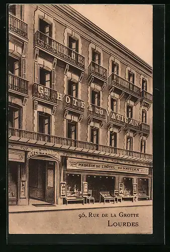 AK Lourdes, Grand Hotel du Vatican, 95 Rue de la Grotte