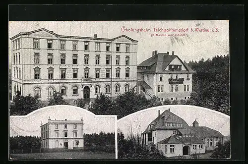 AK Teichwolframsdorf i. S., Blick zum Erholungsheim