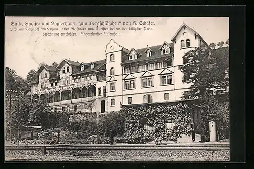 AK Niederhone, Hotel Bergschlösschen