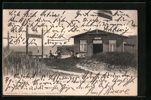 AK Wenningstedt, Gasthof Giftbude auf der Düne