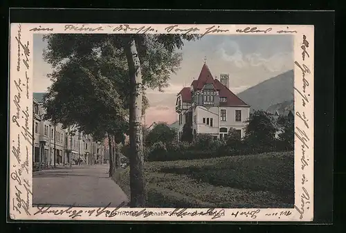 AK Nachrodt, Altenaer Strasse mit Amtshaus