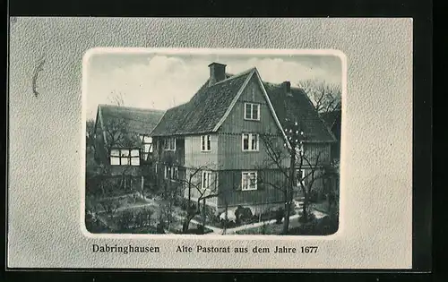 AK Dabringhausen, Alte Pastorat, Passepartout