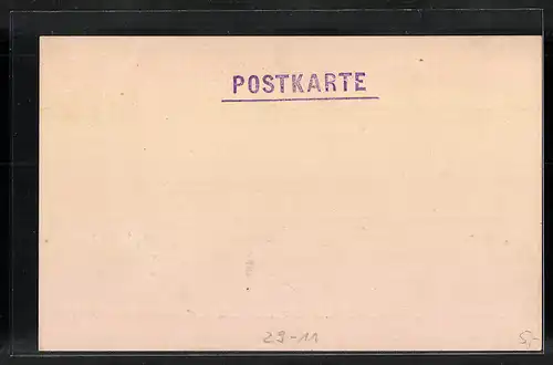 Papierkunst-AK Schriftzug Gruss aus Walde, Blumen