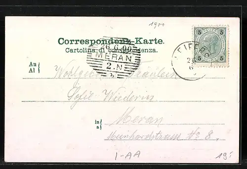 Lithographie Weissenstein, Pilgerhaus mit Gasthaus