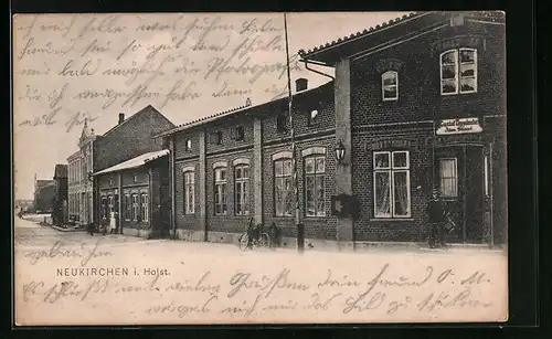 AK Neukirchen i. Holst., Gasthof Doppeleiche