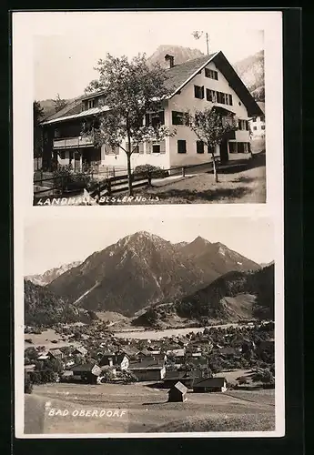 AK Bad Oberdorf, Hotel Landhaus Besler, Teilansicht