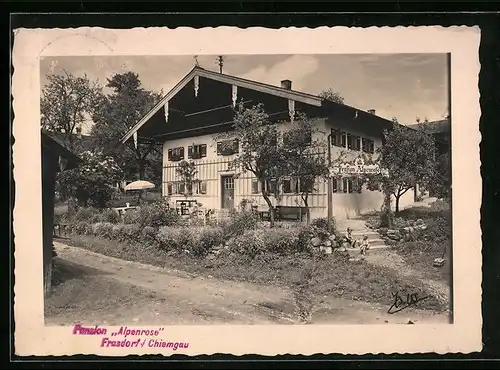 AK Frasdorf /Chiemgau, Hotel-Pension Alpenrose