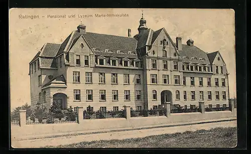 AK Ratingen, Hotel-Pensionat und Lyzeum Maria-Immakulata