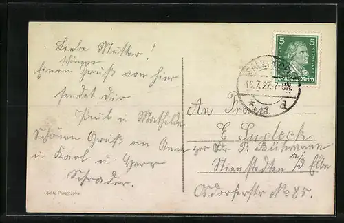 AK Salzwedel, Gymnasium in der Teilansicht