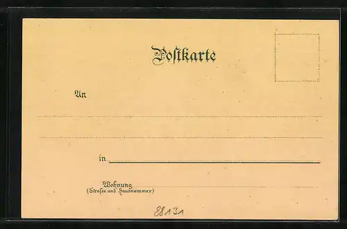 Lithographie Lindau, Hafeneinfahrt mit Dampfer und Leuchtturm bei Mondschein