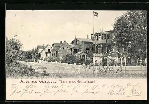 AK Timmendorfer Strand, Ortspartie im Ostseebad