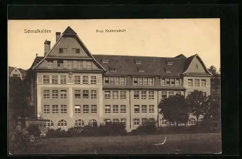 AK Schmalkalden, Neue Knabenschule mit Park