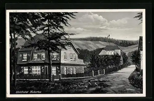 AK Boppard, Waldhaus Hubertus, Bes.: Heinrich Knickenberg