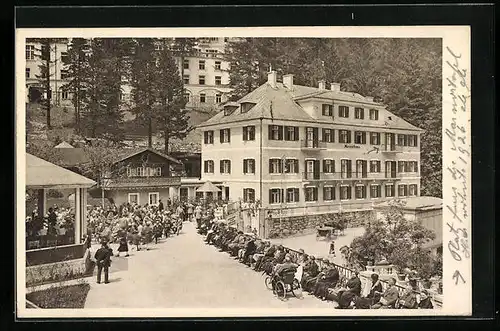 AK Badgastein, Konzert auf der Kurterrasse am Meranhaus