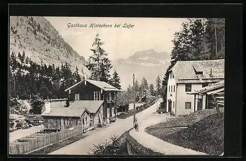 AK Lofer, Gasthaus Hinterhorn