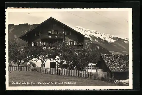 AK Krimml i. Pinsgau, Gasthof und Pension Waldhaus
