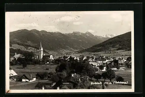 AK Radstadt, Teilansicht mit Kirche