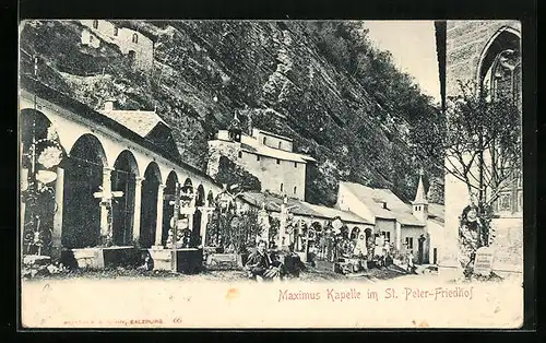 AK Salzburg, Maximus Kapelle im St. Peter-Friedhof