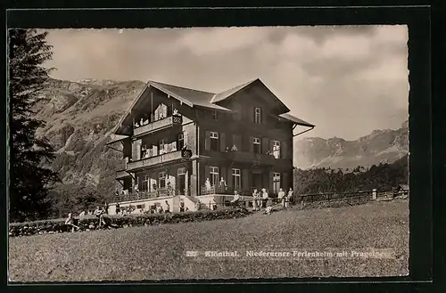 AK Klönthal, Pragelpass, Niederurner Ferienheim