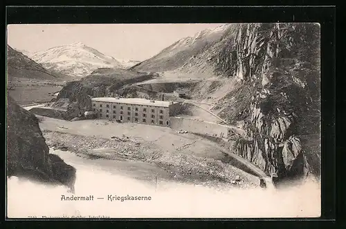 AK Andermatt, Kriegskaserne