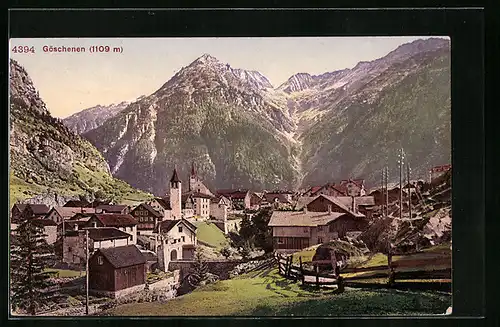 AK Göschenen, Totalansicht