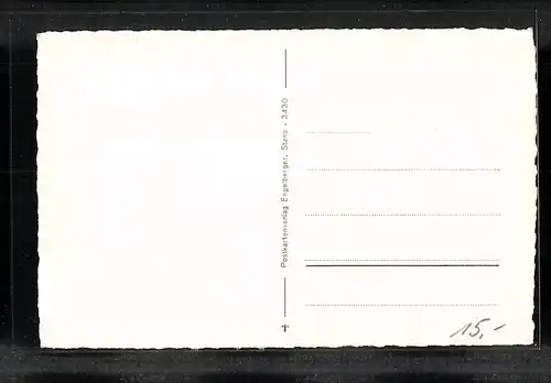 AK Seelisberg, Hotel Löwen mit Gebirgswand