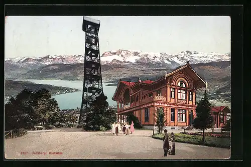 AK Uetliberg, Hotel Utokulm und Aussichtsturm