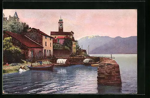 AK Vira, Ortspartie am Lago Maggiore