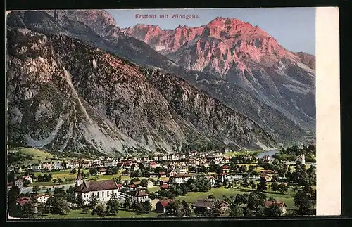 AK Erstfeld, Totale mit Windgälle